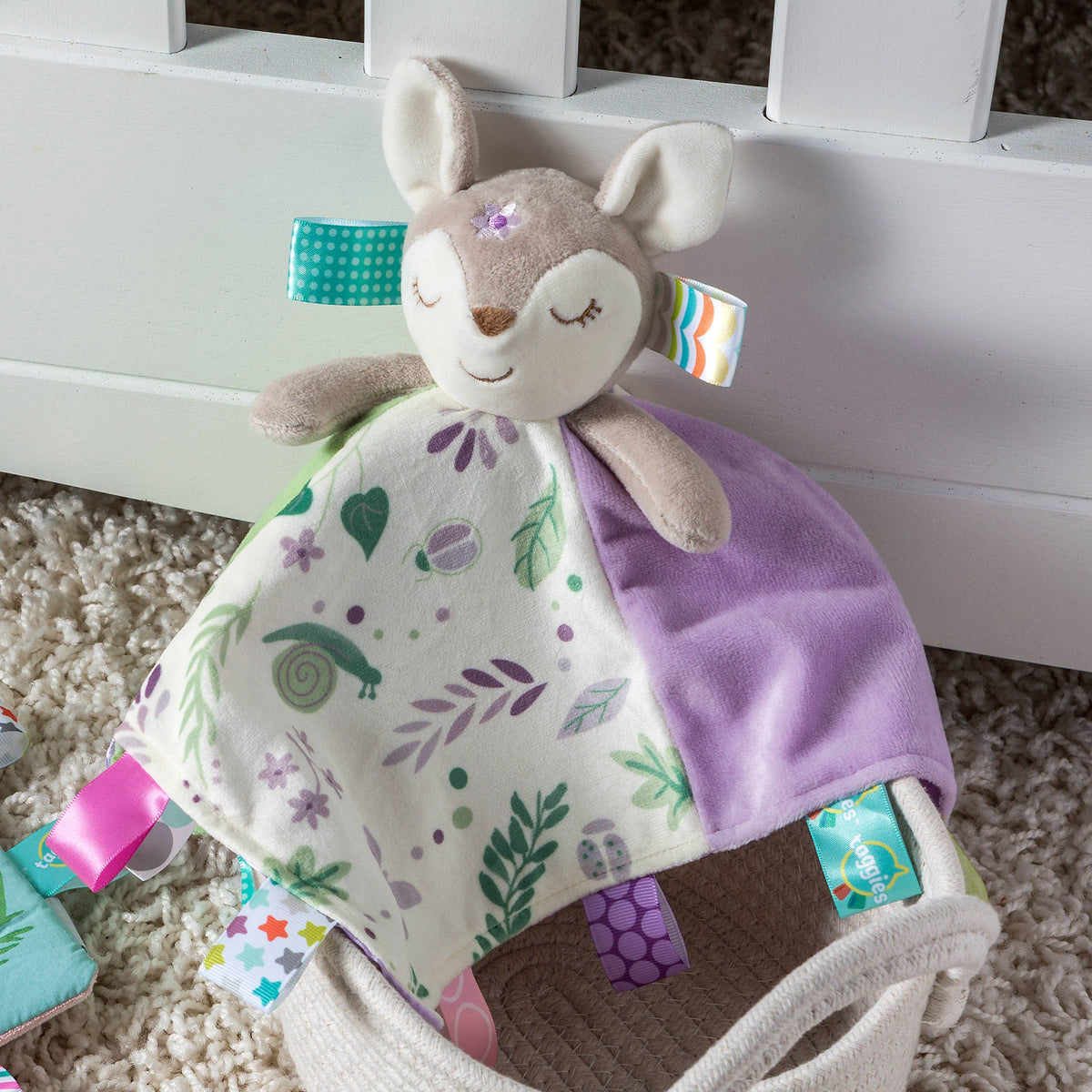 Taggies Flora Fawn Character Blanket – Now Then Boutique
