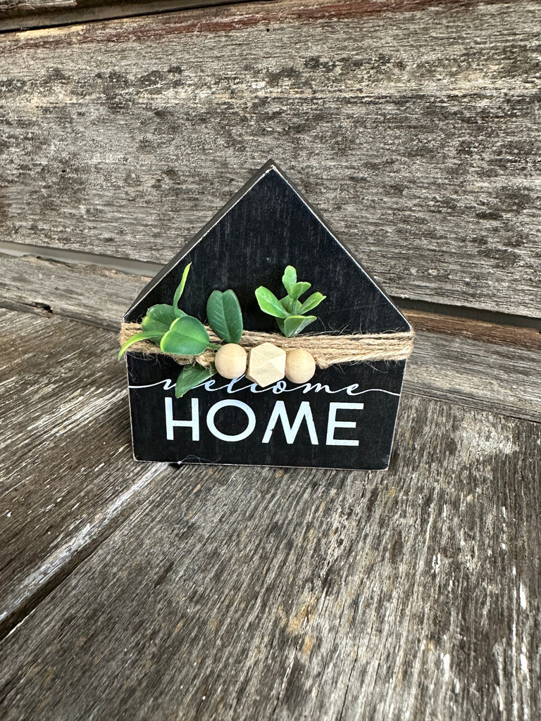 Block In House Sign Wood Rustic Modern House Block Signs – Now & Then Boutique