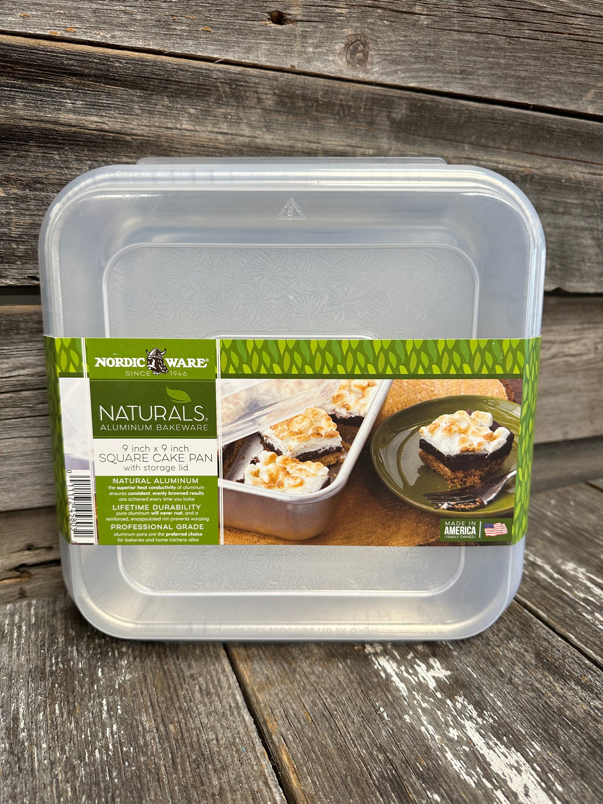 Square Cake Pan w/ Lid – Now Then Boutique