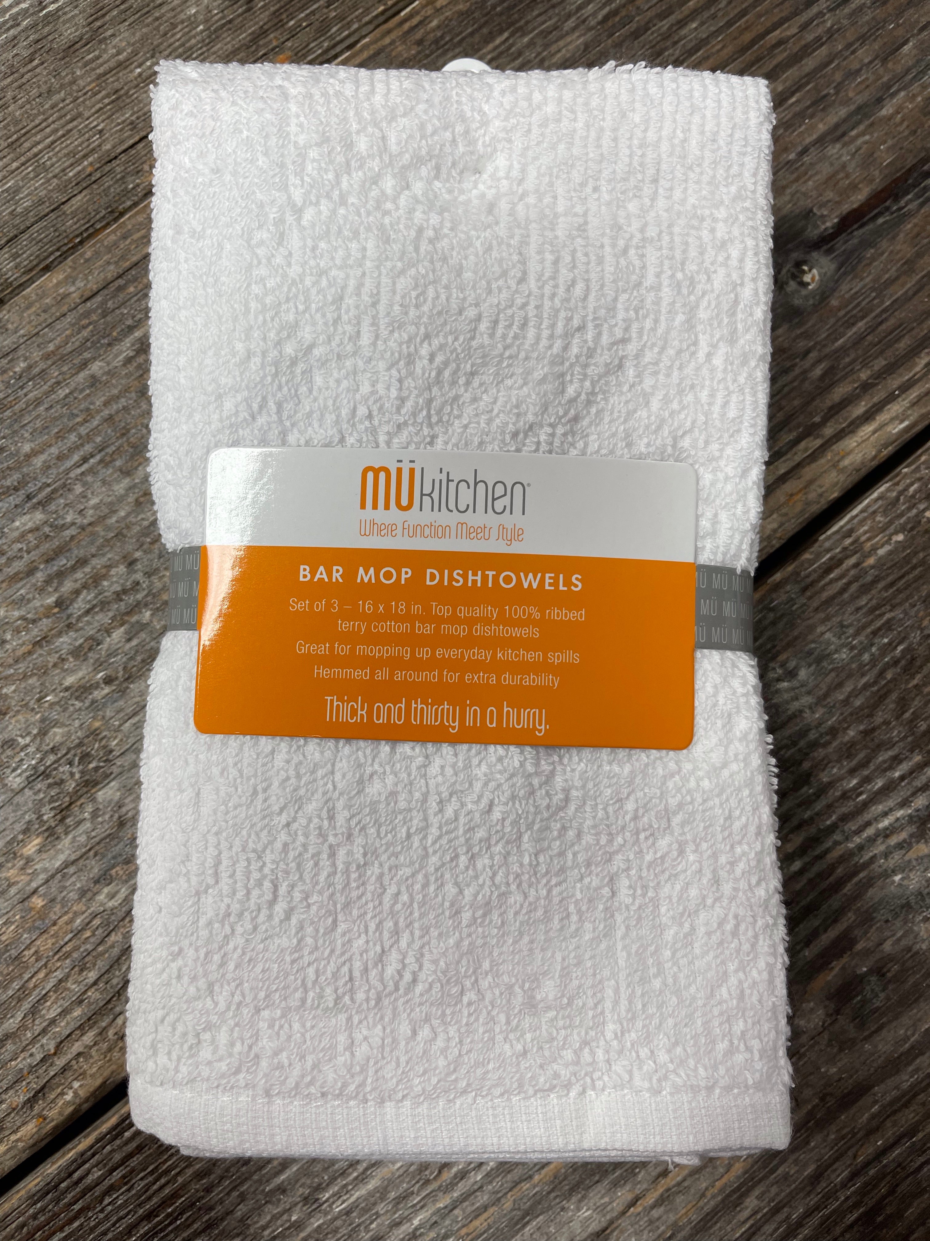 Bar Mop Towels - Set of 3 – Now & Then Boutique